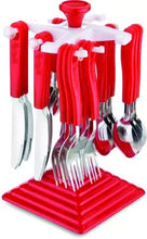 24 Piece Stainless Steel Premium Cutlery Set With Stand (0175)