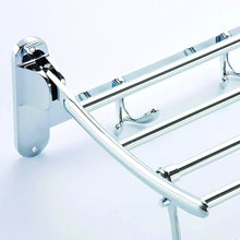 Stainless Steel Folding Towel Rack & Bar – 18 Inch