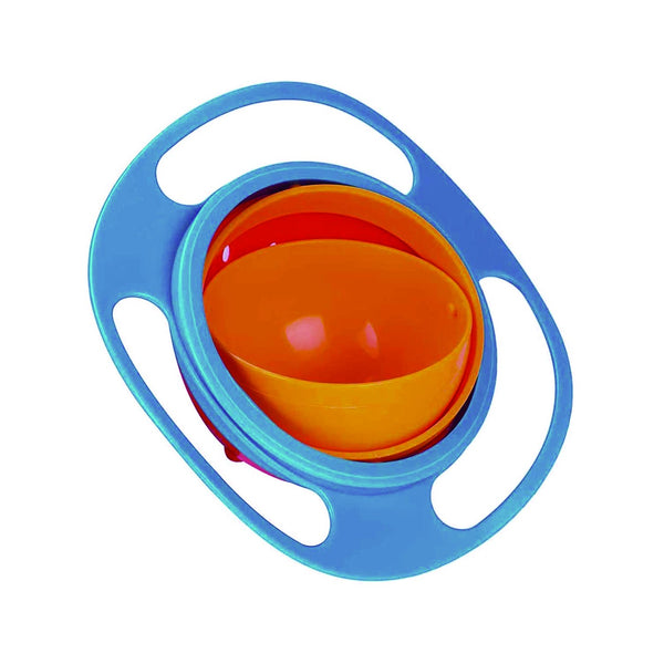 Portable Non-Spill Toddler Gyro Bowl – 360° Rotating Feeding Dish