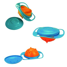 Portable Non-Spill Toddler Gyro Bowl – 360° Rotating Feeding Dish