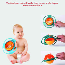 Portable Non-Spill Toddler Gyro Bowl – 360° Rotating Feeding Dish