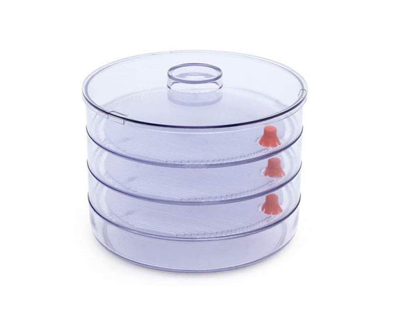 Plastic 4 Compartment Sprout Maker White