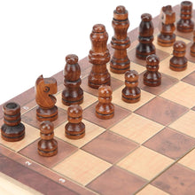 Foldable Wooden Chess Board Set (30  30 Cm  1 Set)