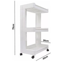 Plastic Serving Trolley – Versatile Kitchen and Bar Cart for Living Room and Bar