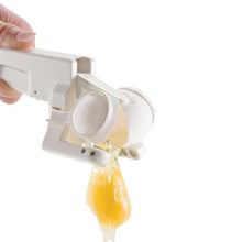 Plastic Handheld Egg Cracker with Separator