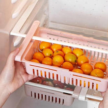 Adjustable Fridge Storage Basket Set - Sliding Racks and Trays for Organized Storage (4 Pc Set).