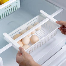 Adjustable Fridge Storage Basket Set - Sliding Racks and Trays for Organized Storage (4 Pc Set).