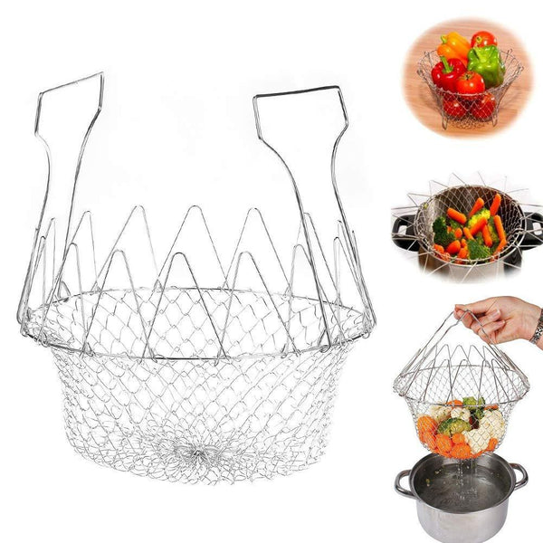 Foldable Strainer Chef Basket