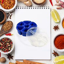 7185 Unique Design Multipurpose Masala  Spice Box Container Spice Box For Kitchen  Masala Container  ( Plastic 7 Section )