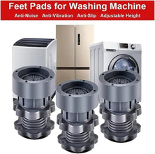 Height Adjustment Washing Machine Stand, Anti Vibration Pads for Washing Machine, Shock Absorber for Washing Machine, Washing Machine Foot Pad Rubber