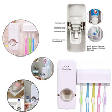 Toothpaste Dispenser & Holder - Convenient Bathroom Organizer