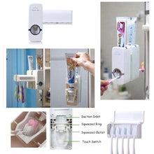 Toothpaste Dispenser & Holder - Convenient Bathroom Organizer