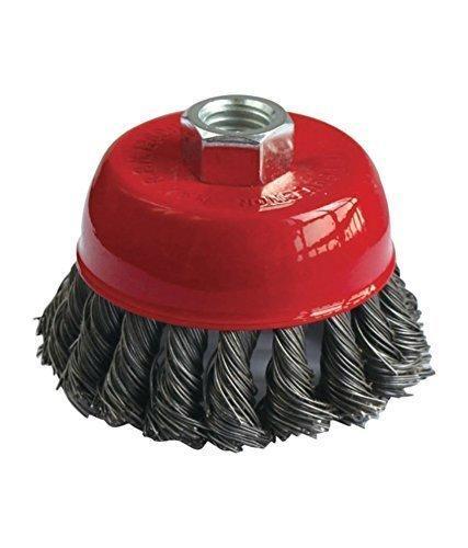 Wire Wheel Cup Brush – Black, Durable Cleaning Tool for Metal, Wood, and Surface Preparation