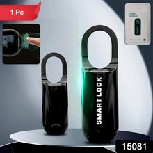 Small Usb Rechargeable Smart Fingerprint Padlock For Locker