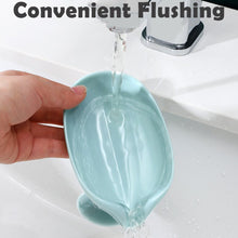 Self Draining Soap Holder For Bathroom Leaf Shape Soap Dish Kitchen Soap Tray