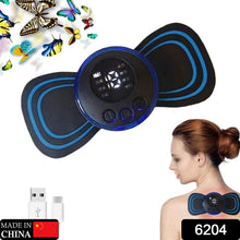 6204 Portable Usb Neck Massager Electric Neck Massager Automatic Massage Enhancer Mini Cervical Massager Ems Lymphatic Drainage Massage With Cable Wukusy