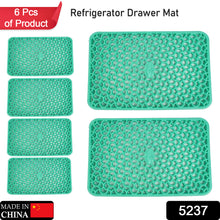 5237 Waterproof Pvc Refrigerator Drawer Mats Multipurpose Matsfridge Mats Set Of 6 Pcs