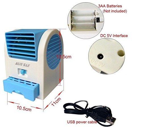 Dual Bladeless Mini Air Conditioner - Compact, Efficient Cooling for Personal Use