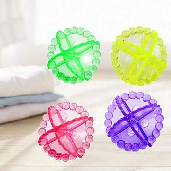 Laundry Washing Balls - Detergent-Free Cleaning, 4 Pcs, Eco-Friendly Washing Solution