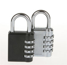 4-Digit Combination Padlock - Secure Lock for Luggage, Locker, and Personal Storage