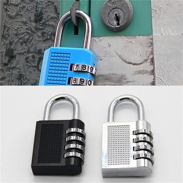 4-Digit Combination Padlock - Secure Lock for Luggage, Locker, and Personal Storage