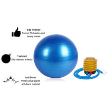 Heavy Duty Non-Slip Gym Ball with Foot Pump – Stability Ball for Full-Body Fitness