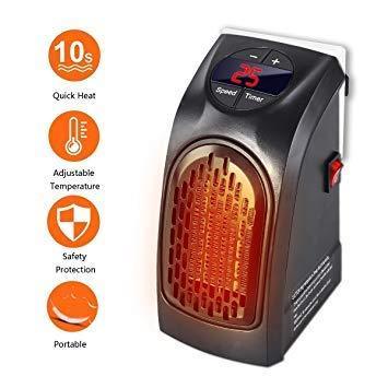 Electric Mini Handy Heater Plug-in Wall (400W) – Compact and Energy-Efficient Personal Heater