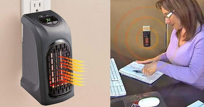 Electric Mini Handy Heater Plug-in Wall (400W) – Compact and Energy-Efficient Personal Heater