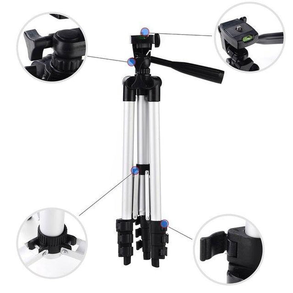 Camera & Mobile Tripod – Adjustable Stand for Phones and Cameras