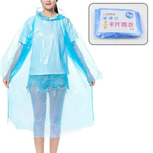 Plastic Pocket-Sized Raincoat – Reusable Free Size Rain Poncho for All-Weather Protection