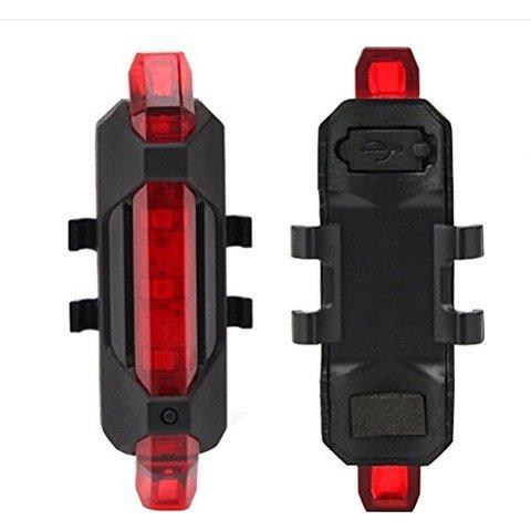 Rechargeable Bicycle Front Waterproof LED Light – Red, Durable and Bright for Night Cycling Safety