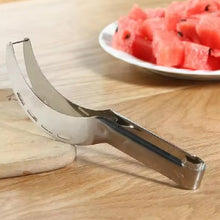 3in1 Stainless Steel Watermelon Cantaloupe Slicer Knife Corer Fruit Vegetable Tools Kitchen (1 Pc)