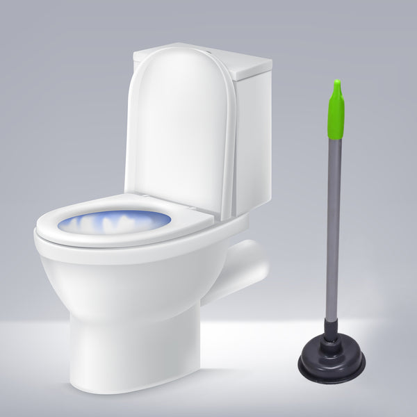 Toilet Plunger - Effective for Clearing Clogs in Toilets and Sinks, Suitable for Homes, Commercial, and Industrial Use.