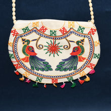 11 Inch Handcrafted Cotton Embroidered Shoulder Bag For Girls  Women (1 Pc)