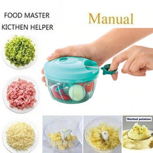 5959 Handy Mini Plastic Vegetable Chopper Cutter Onion Chopper Vegetables For Kitchen Accessories With 3 Blades