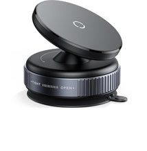 Tetpino Magnetic Car Phone Holder – Ultra Vacuum Suction Cup Mount with Strong Magnetic Grip, 360° Adjustable Dashboard Cell Phone Mount Stand for iPhone & Android – for Smooth Surfaces (Black)|B0FD77TT7H