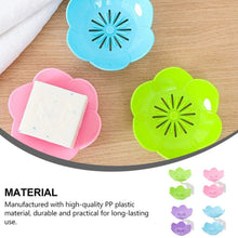 7963 Dabble Layer Flower Self Draining Soap Dish Holder Bathroom Shower Soap Holder Dish Storage Plate Tray For Bathroom Kitchen Bathtub