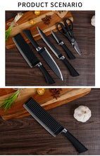 Stainless Steel Knife Set with Chef Knife, Peeler, and Scissors – 6-Piece Kitchen Tool Set