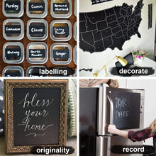 Blackboard Erasable Wall Sticker – Removable Chalkboard Mural for Kids Room