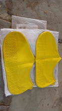 Non-slip Silicone Rain Boot Shoe Cover – Reusable, Anti-skid, Waterproof, Foldable (Extra Large Size, Yellow, 1 Pair)