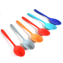 Multipurpose Silicone Spoon Silicone Basting Spoon Non-stick Kitchen Utensils Household Gadgets Heat-resistant Non Stick Spoons Kitchen Cookware Items For Cooking And Baking (6 Pc Set)