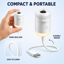 Moon Projection Night Lamp | USB Moon Projector with Flexible Neck & Adjustable Focus