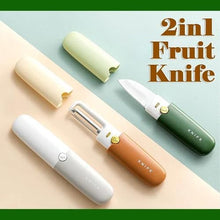 Multifunctional 2-in-1 Stainless Steel Fruit Knife Peeler – Buy 1 Get 1 Top Trendy Essentials