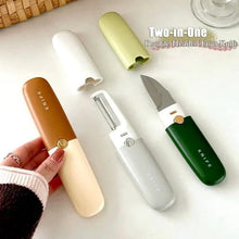 Multifunctional 2-in-1 Stainless Steel Fruit Knife Peeler – Buy 1 Get 1 Top Trendy Essentials