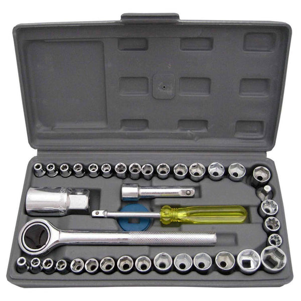 Socket Combination Toolkit – 40-Piece Multipurpose Tool Set for Repairs and Maintenance