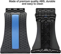 Multi-Level Back Stretcher Posture Corrector Device for Back Pain Relief with Back Support Mate Magic Back Stretching Massage (Blue) - Top Trendy Essentials