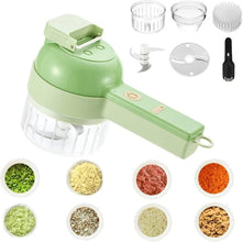 4 in 1 Portable Electric Vegetable Cutter Set 4nmtwe-ev