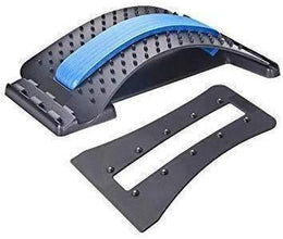 Multi-Level Back Stretcher Posture Corrector Device for Back Pain Relief with Back Support Mate Magic Back Stretching Massage (Blue) - Top Trendy Essentials