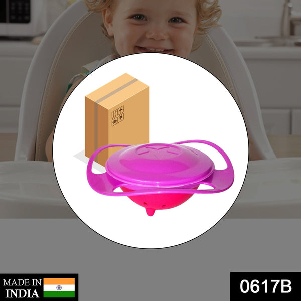 Rotating Baby Bowl – Spill-Proof Food Bowl for Kids & Toddlers