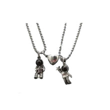 Magnetic Astronaut Necklace for Couple (Combo)